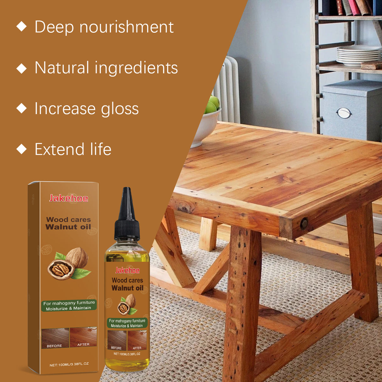 Wood Furniture Cleaning And Polishing Oil Furniture Floor Polishing Care Refurbished Cleaning And Maintenance Oil - V.I.P Digital Presence