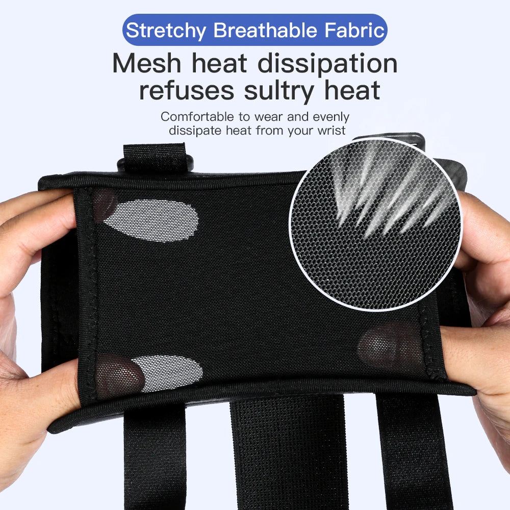 Basketball sports aluminum plate support hand pressure strap mesh breathable and anti damage protective equipment