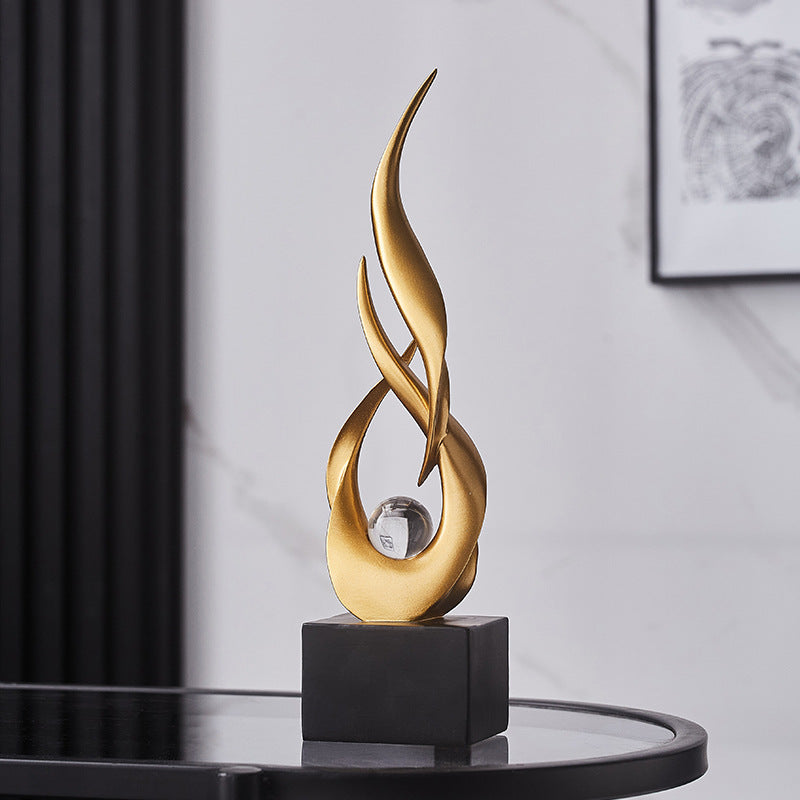 Modern Luxury Artistic Water-Rising Decorative Piece for Living Room Soft Decoration, TV Cabinet, Wine Cabinet, Office, and Entrance Hallway - V.I.P Digital Presence