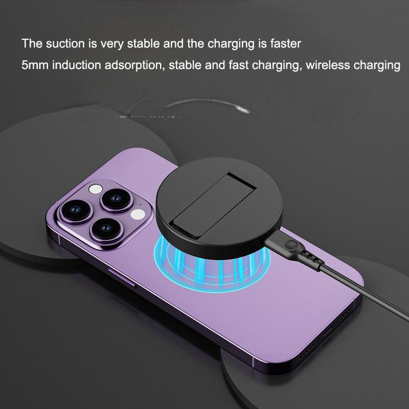 Suitable for Apple 15 magnetic wireless charger fast charging desktop phone charging dual-purpose stand - V.I.P Digital Presence