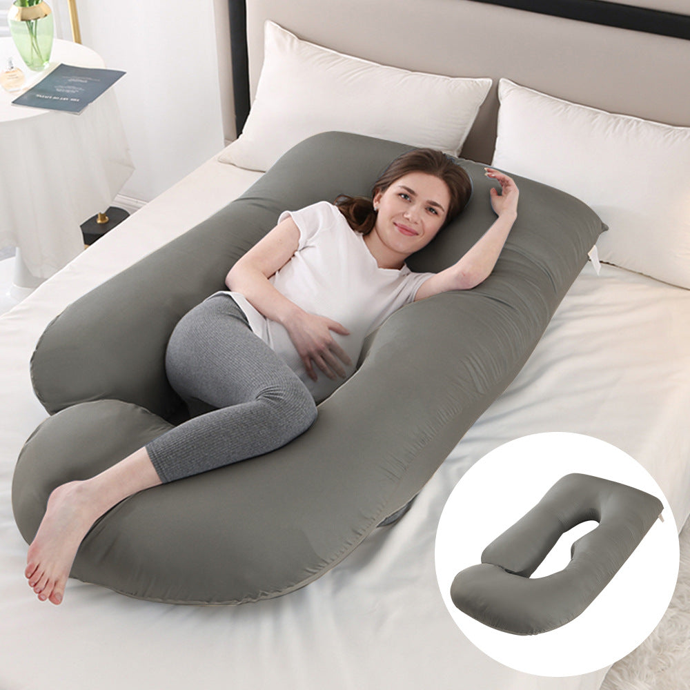 Pregnant women's pillow waist protection side sleeping slope pillow J-shaped pregnancy sleeping pillow - V.I.P Digital Presence