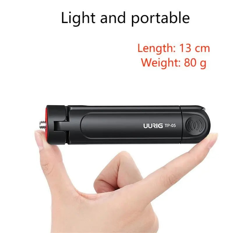 Introduction to Mobile Photography uurig TP-05 Mini Extended Tripod with Phone Clip Tripod - V.I.P Digital Presence