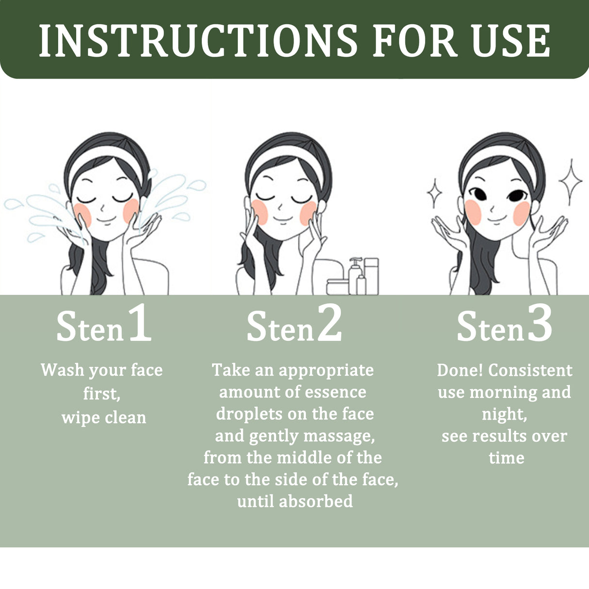 Collagen Serum, Collagen Lighten Spots Moisturizing Brightening Skin Solution