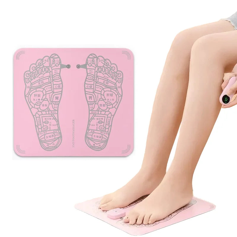 EMS Electric Foot Massager Mat Pulse Muscle Relax Health Care Feet Massageador Cushion Intelligent Remote Control Massage Salud - V.I.P Digital Presence