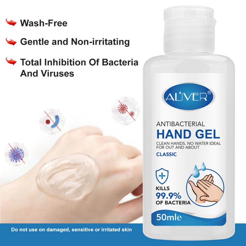 Hand Sanitizer Gel Bacteriostatic Gel Disinfection Sterilization Liquid Hand Soap Portable No-wash 50ML - V.I.P Digital Presence