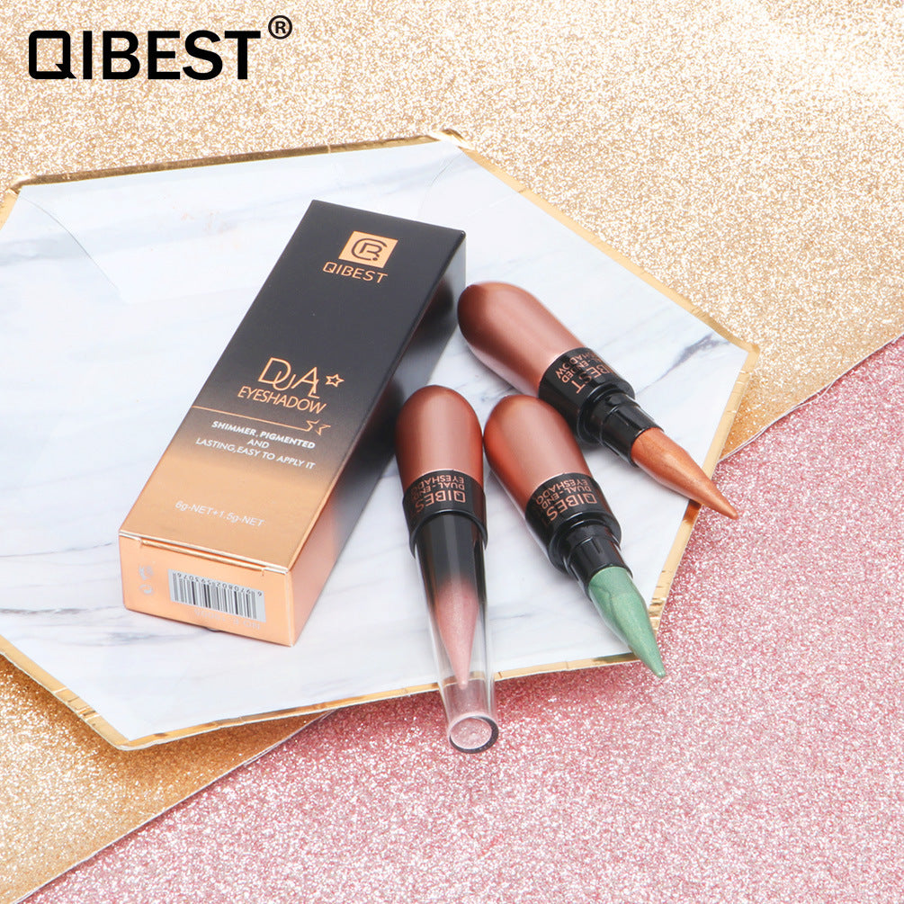 QIBEST Charm Dual-Purpose Pen Silky And Dynamic Eyeliner Soft Texture Eye Shadow Cream Eye Shadow Stick - V.I.P Digital Presence