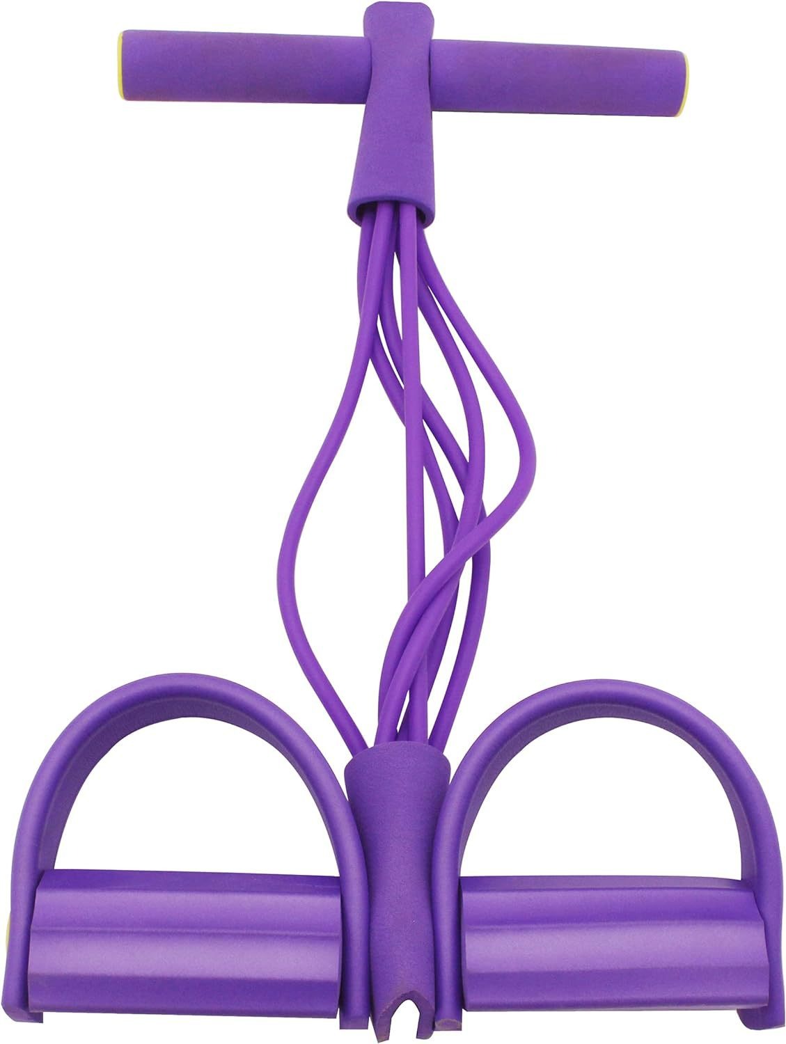 Six tube upgraded sit ups abdominal exercises yoga fitness tension rope multifunctional foot pedal stretcher - V.I.P Digital Presence