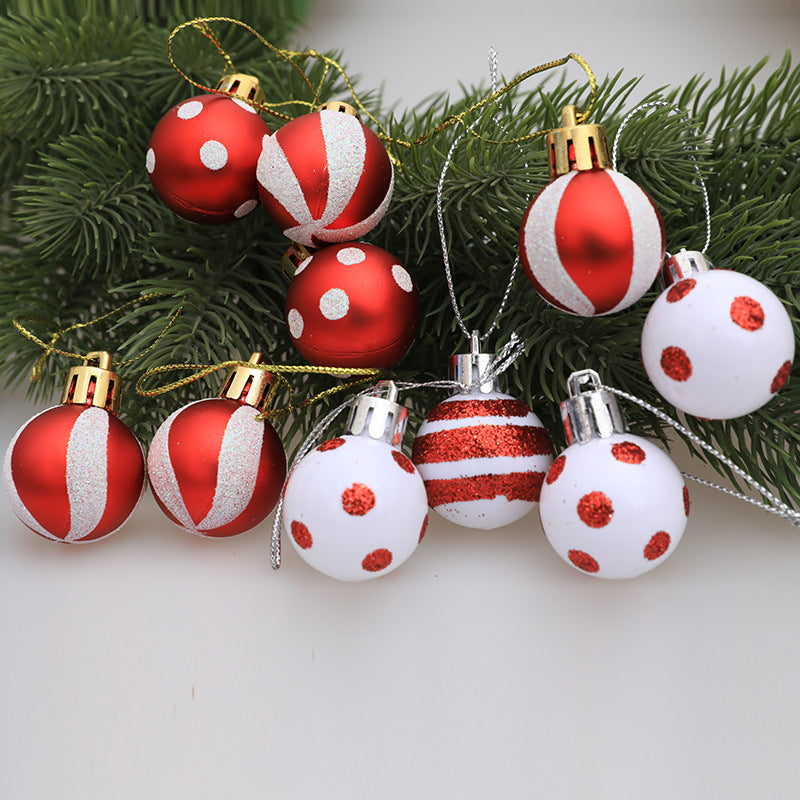 Christmas decorations Christmas trees gifts decorations mini painted Christmas balls - V.I.P Digital Presence