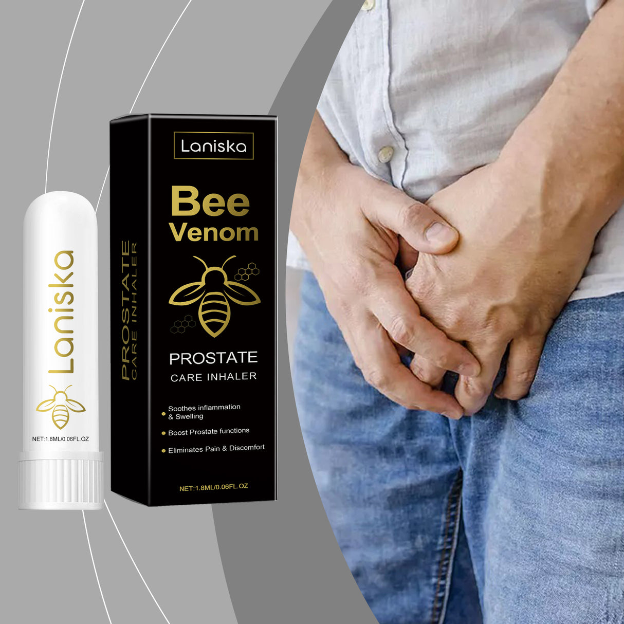 Bee Venom For Men Care Inhaler Body Relieves Discomfort And Enhances Male Vitality Daily Comfort - V.I.P Digital Presence