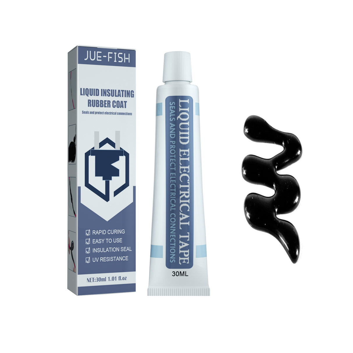 Liquid Insulation Tape Lithium Battery Sealant Circuit Board Waterproof Adhesive Flame Retardant High Temperature Resistance - V.I.P Digital Presence