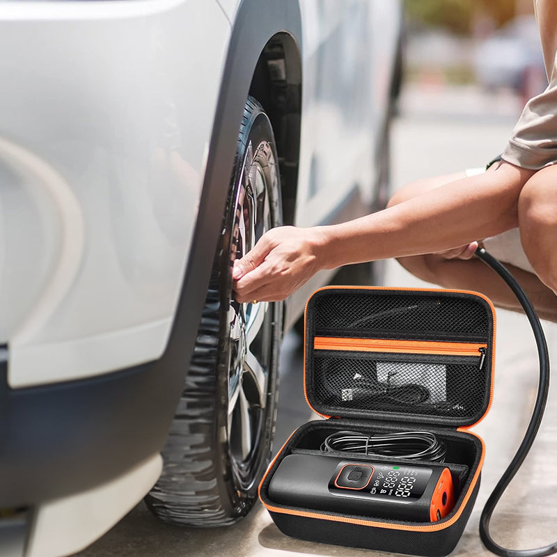Case Fit for Skight, LOLSSA, Teffim, Hafuloky, Frarome, and ILTIDE Tire Inflators, Portable Air Compressor Version. - V.I.P Digital Presence