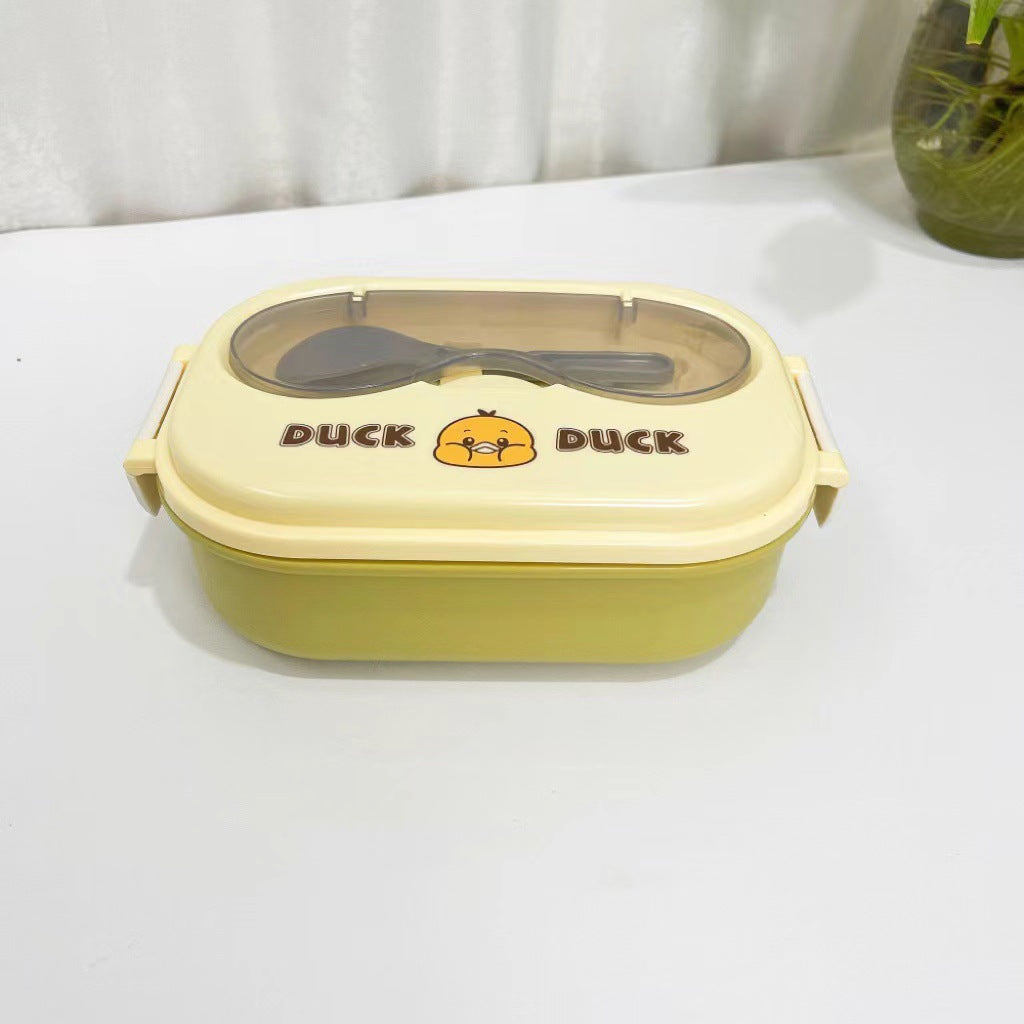 Cartoon cute stainless steel compartment lunch box lunch box fresh-keeping box - V.I.P Digital Presence