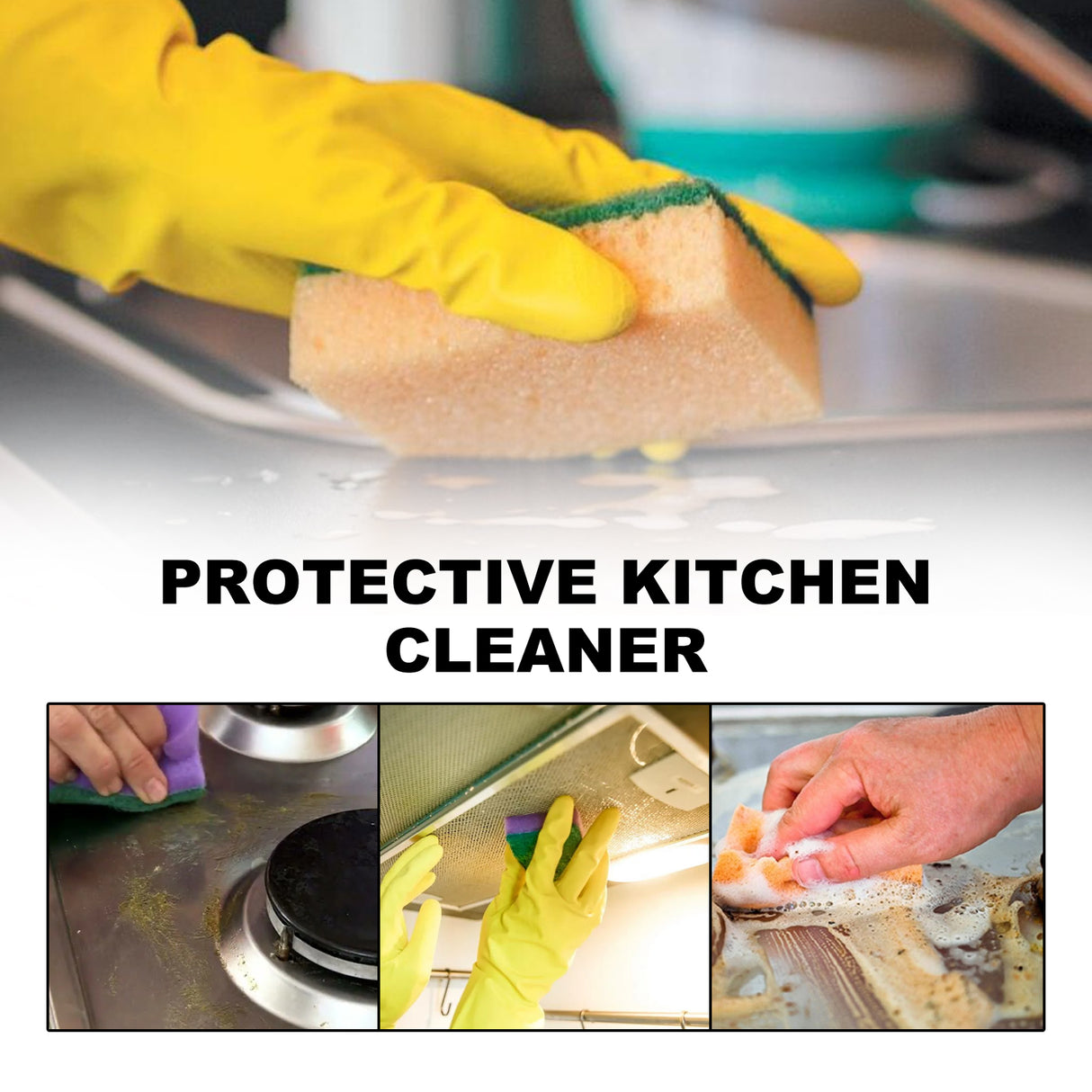 JAKEHOE Protective Kitchen Cleaner, Multi-Purpose Kitchen Stove Hood Heavy Oil Cleaning Dirt - V.I.P Digital Presence