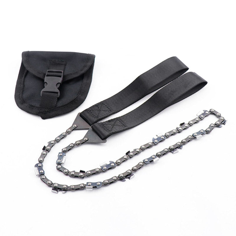 Outdoor hand zipper saw pocket chain saw garden tools 11/16/33 teeth 24 inch portable camping survival wire saw - V.I.P Digital Presence