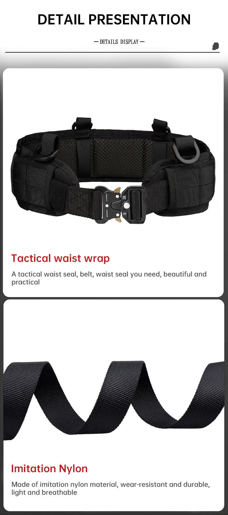 Functional Fitness Weight Lifting Athletes Outdoor Training Tactical Belt - V.I.P Digital Presence
