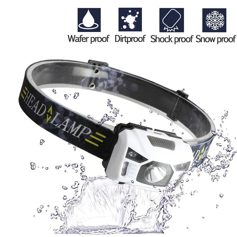 CREE 5W LED Body Motion Sensor Headlamp Mini Headlight Rechargeable Outdoor Camping Flashlight Head Torch Lamp With USB Charging - V.I.P Digital Presence