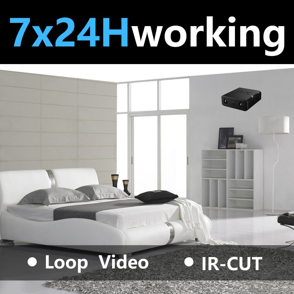 Mini Camera Full HD 1080P Home Security Camcorder Night Vision Micro Secret Cam Motion Detection Video Voice Recorder - V.I.P Digital Presence