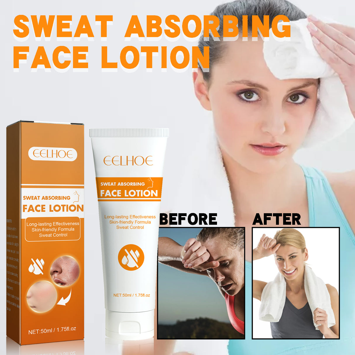Sweat Absorbent Facial Lotion, Facial Skin Oil Control Mild Skin Friendly Refreshing And Long-Lasting Facial Antiperspirant Lotion - V.I.P Digital Presence