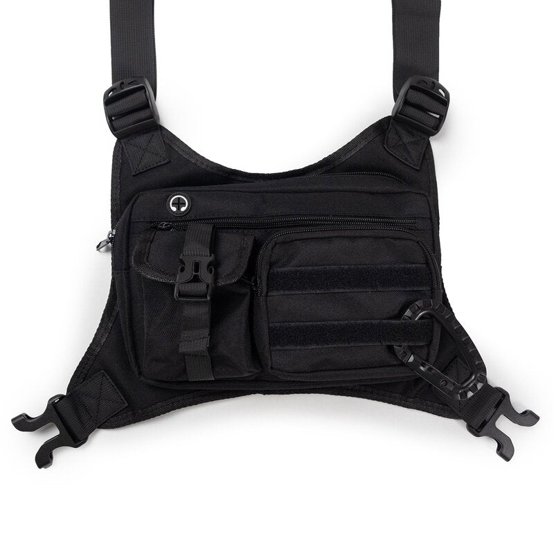 Men's Tactical Chest Bag - EDC Waterproof Anti-Theft Vest for Outdoor Cycling & Running - V.I.P Digital Presence