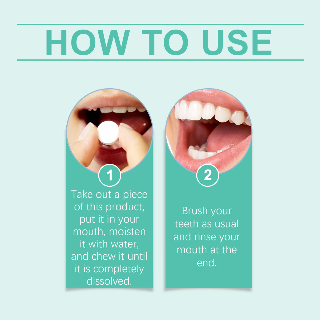 Mint Brightening Toothpaste Tablet Oral Deodorizer Fresh Breath Portable Toothpaste Chewable Tablet - V.I.P Digital Presence