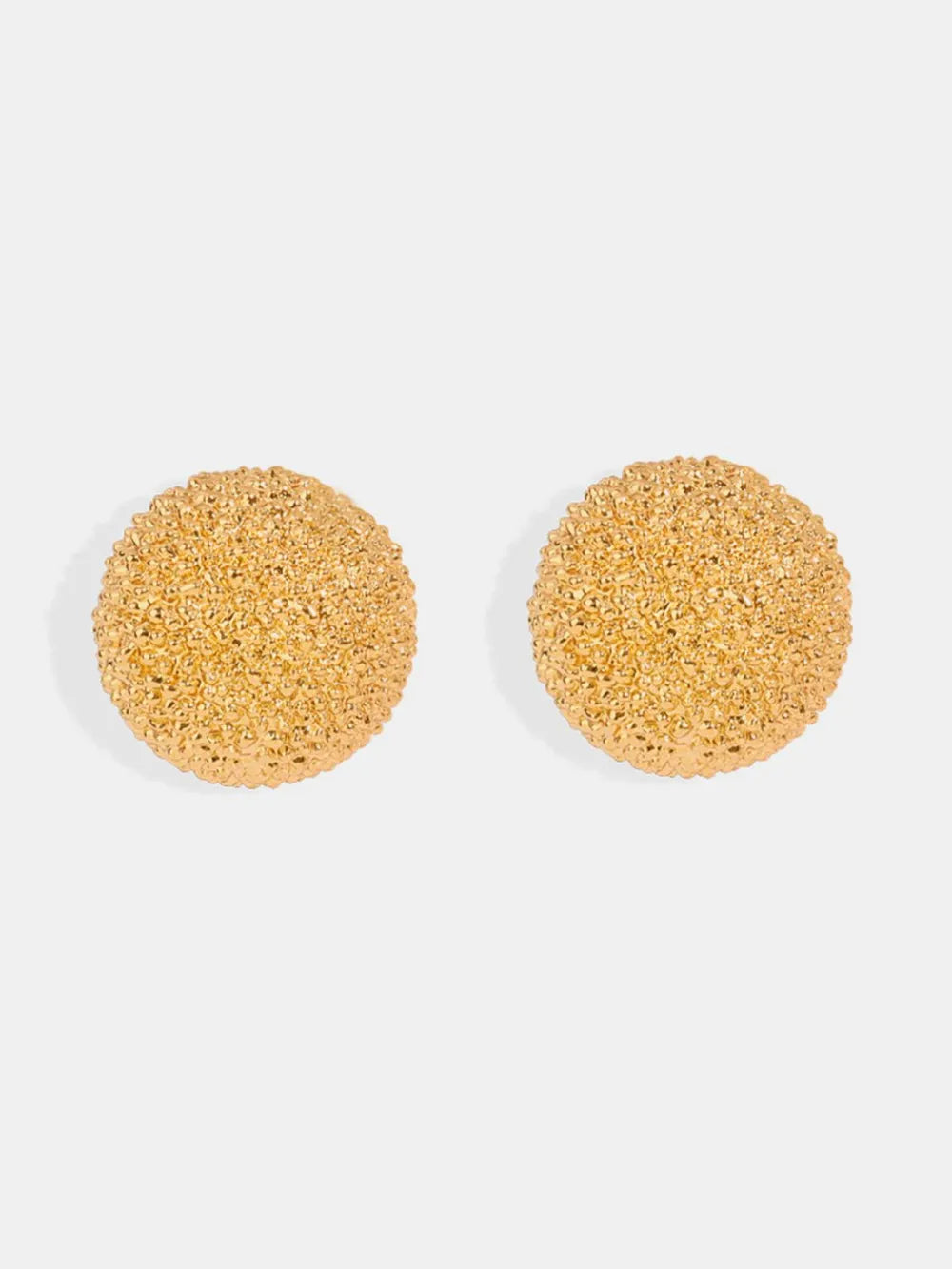 Gold-Plated Geometric Stud Earrings - V.I.P Digital Presence