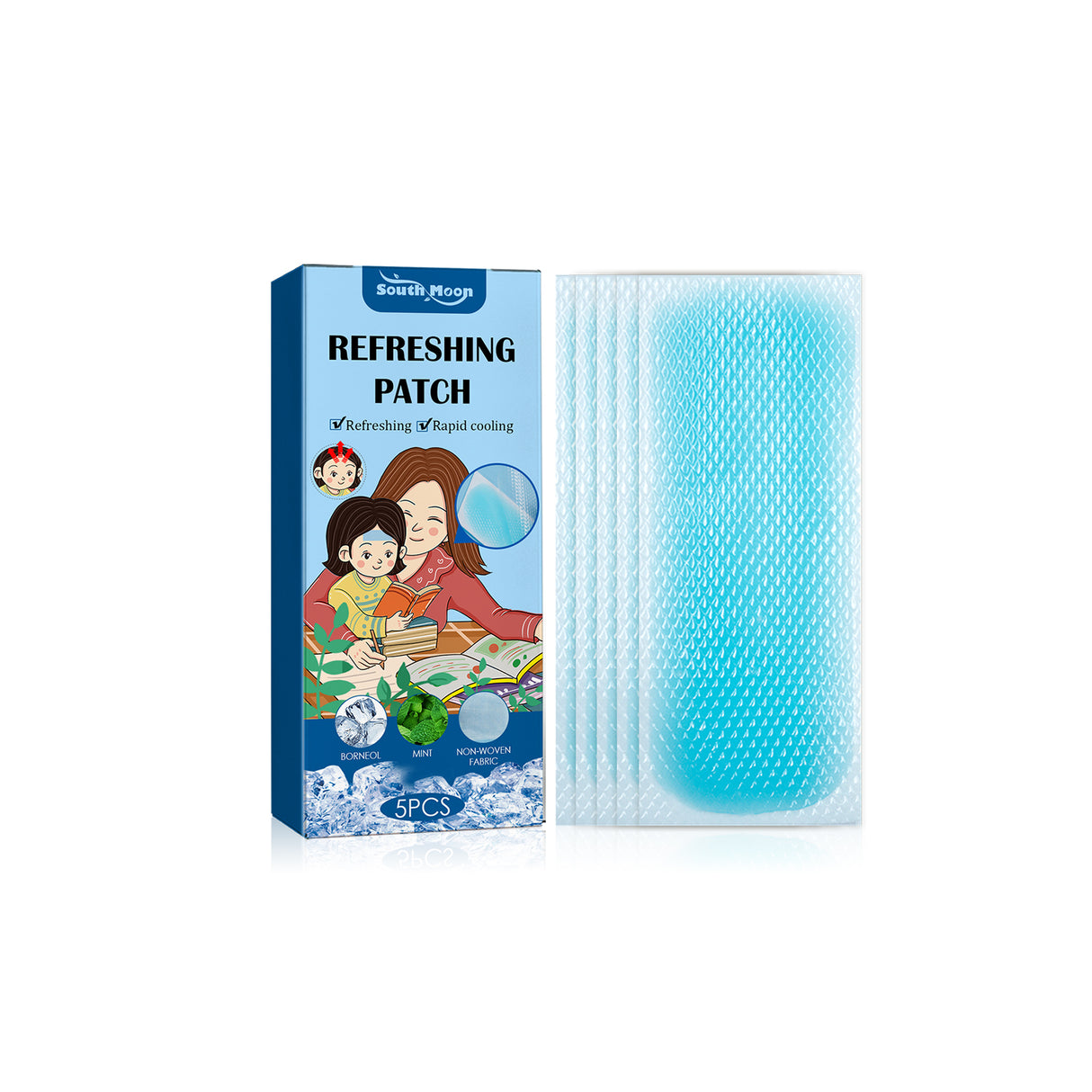 Cool Down Patch Cool Up Hydrogel Cartoon Ice Patch Quick Cool Down Compress - V.I.P Digital Presence