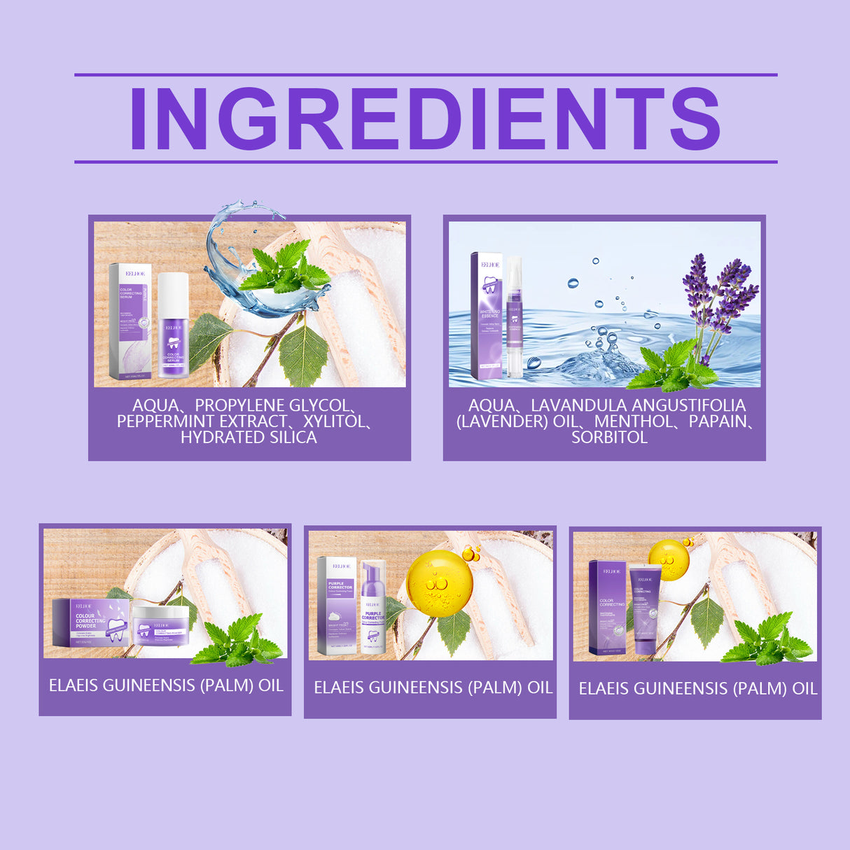 Purple Toned Teeth Set Clean Teeth Fresh Breath Care Mouth Clean Mouth Care - V.I.P Digital Presence