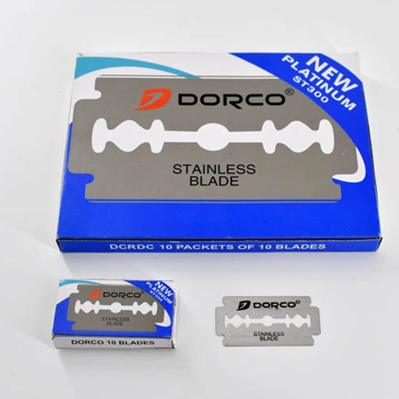 10pcs/box Double-sided Razor Blades Brand Stainless Steel Safety Razor Blades For Men Shave Blade,eyebrow shaping blade - V.I.P Digital Presence