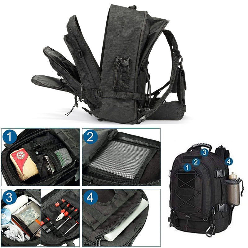 65L Men's Outdoor Tactical Backpack: large - capacity, ideal for hiking, camping, and travel. A military - style rucksack - V.I.P Digital Presence