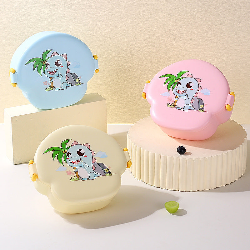 Cartoon cute microwaveable portable lunch box with buckle compartments - V.I.P Digital Presence