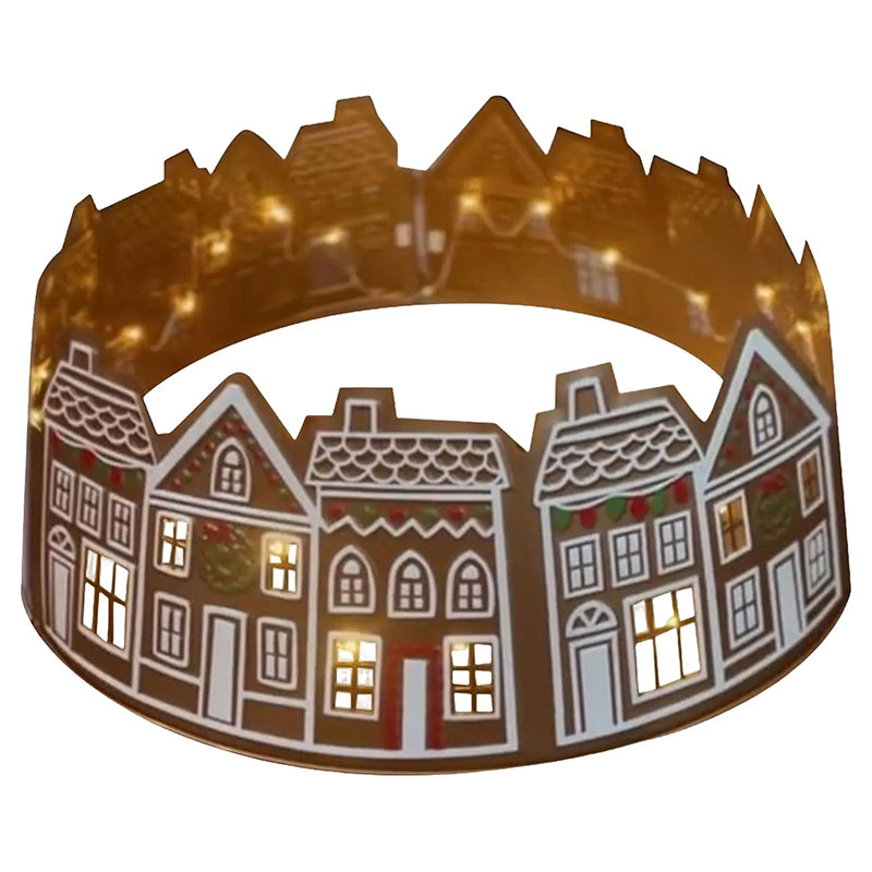 LED Gingerbread Christmas Tree Collar - V.I.P Digital Presence