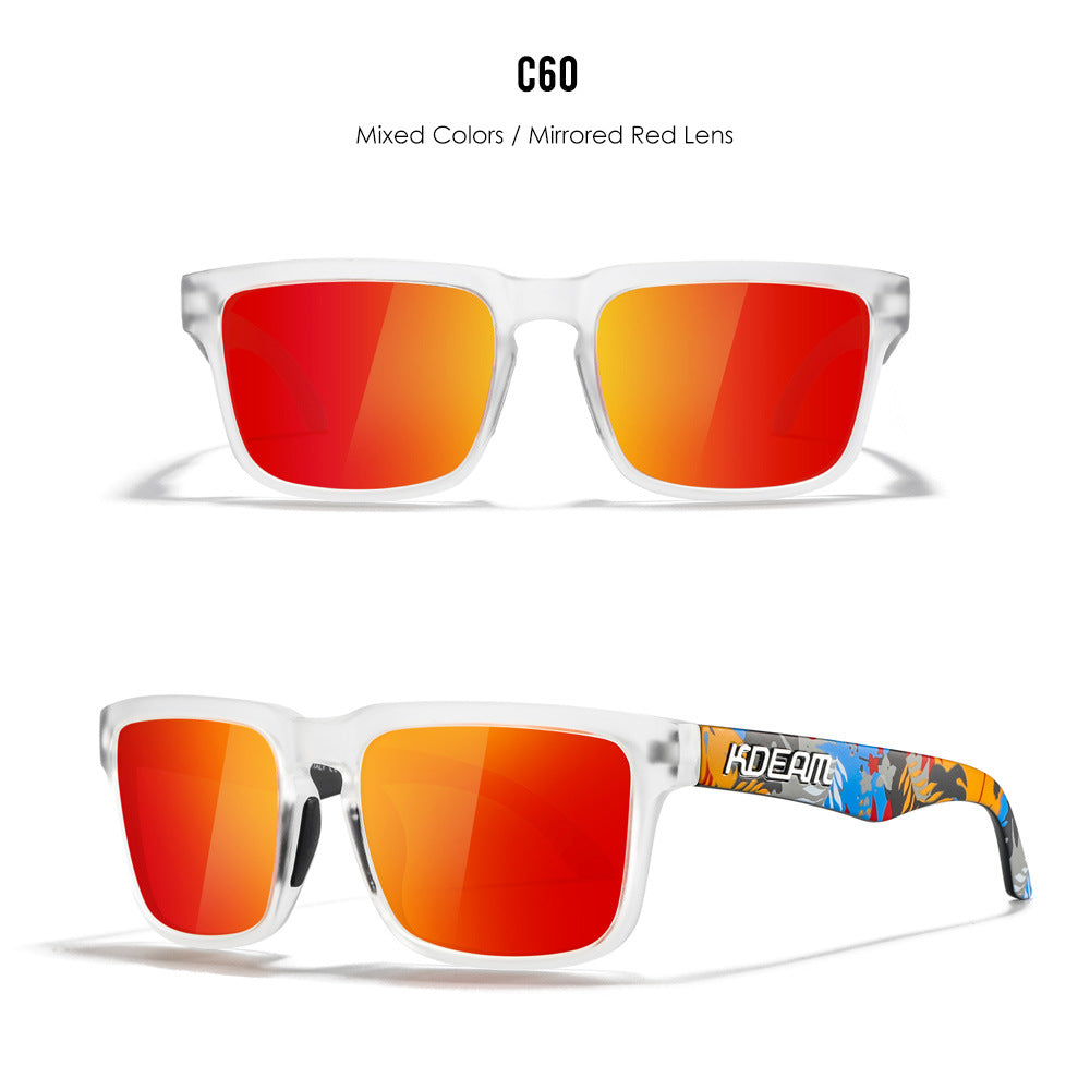 Classic polarized sunglasses for men and women ultra light driving glasses colorful real film sunglasses - V.I.P Digital Presence