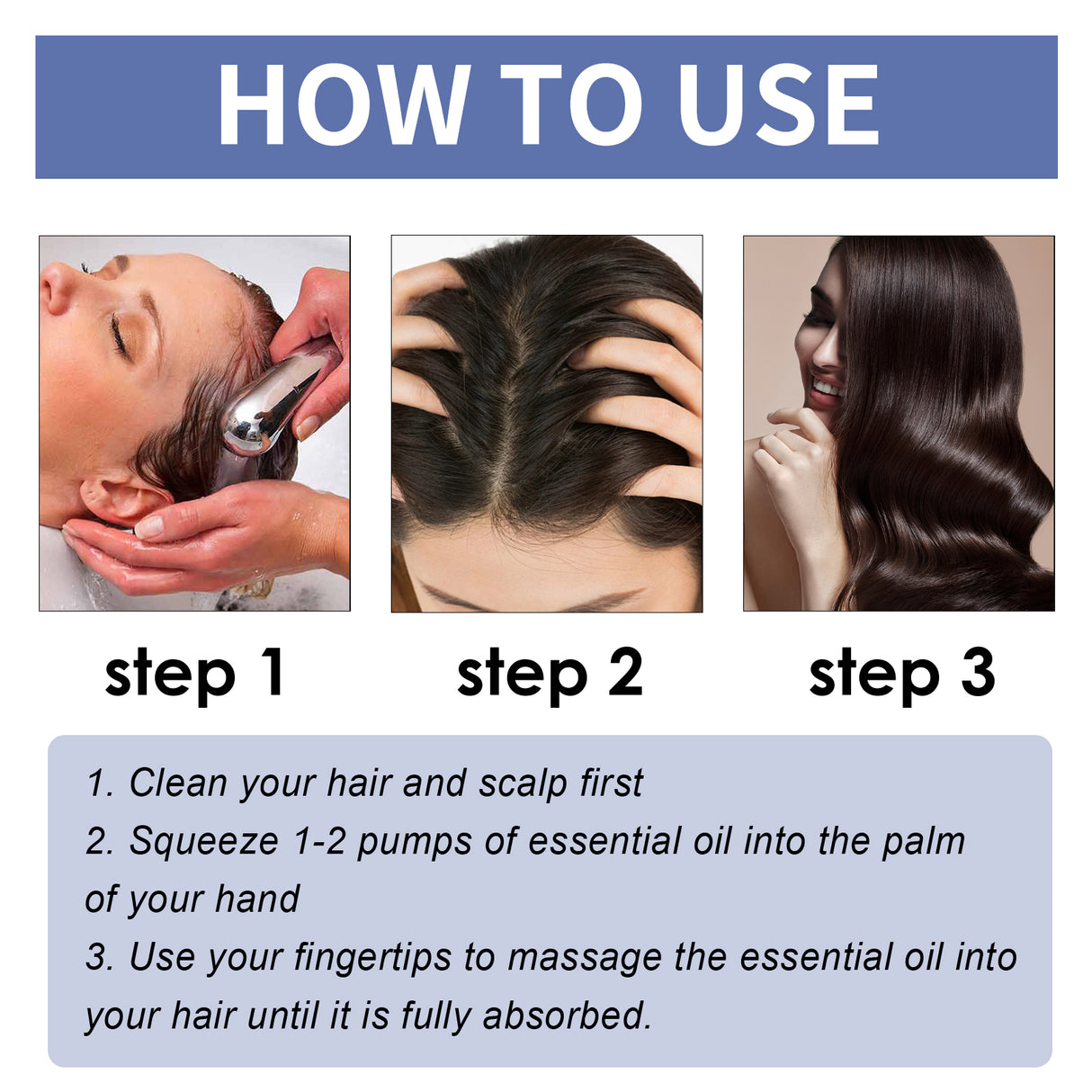 Hair Essential Oil, Scalp Massage Moisturizes And Softness To Prevent Strong And Thick Hair - V.I.P Digital Presence