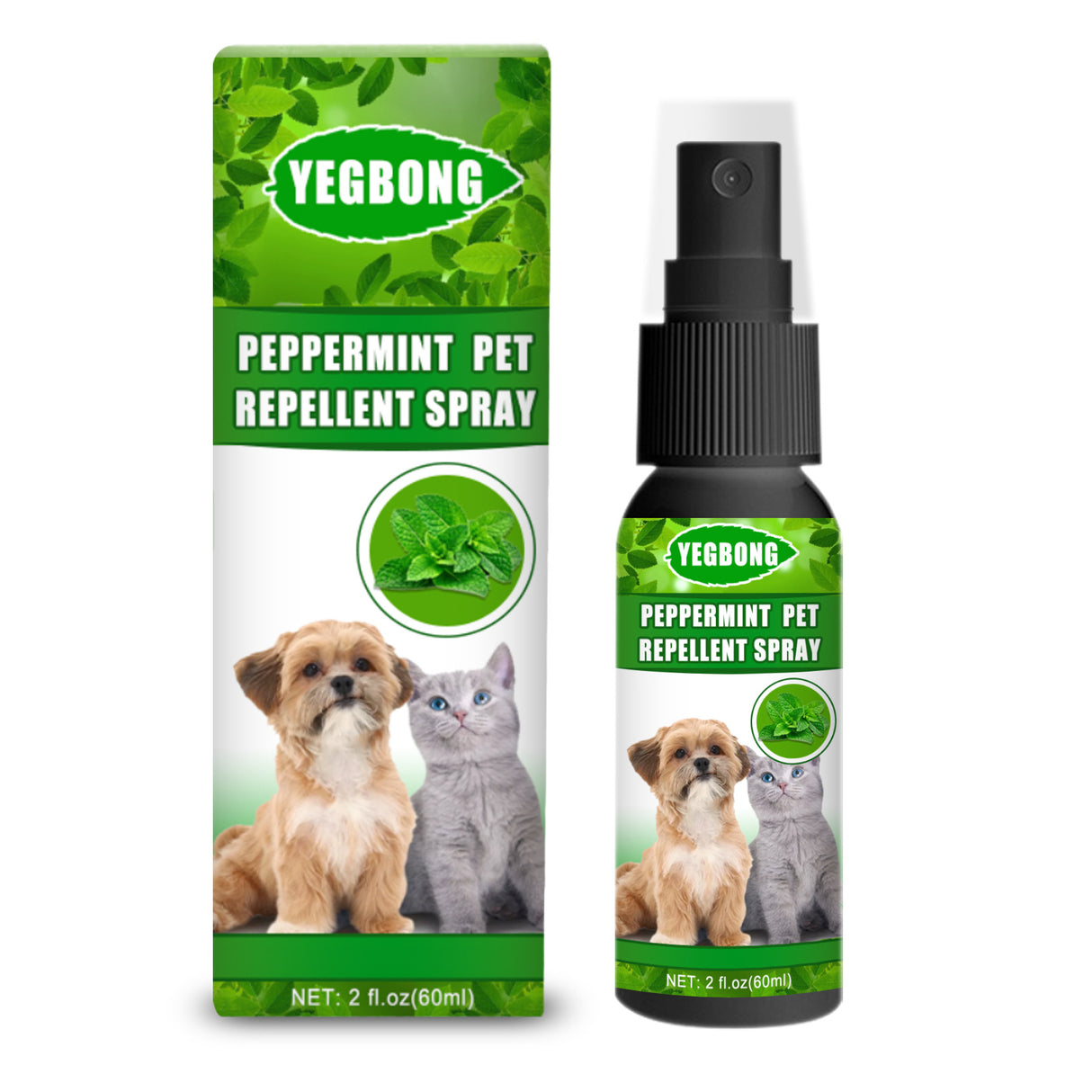 Peppermint Pet Repellent Spray, Dog Mite Spray Pet Mite Fungus Spray For Cats And Dogs - V.I.P Digital Presence