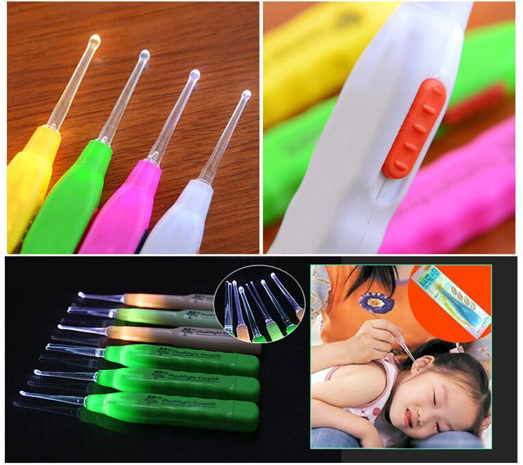 3 Muli uso LED LightEar Digger, torcia elettrica per Pulire Le Orecchie di Sicurezza Earpick Pulizia, FlashlightWax Remover - V.I.P Digital Presence