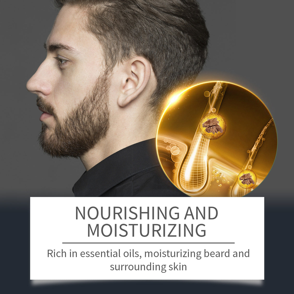 Facial Hair Treatment Spray, Men's Hair And Beard Nourishing Moisturizing And Enriching Facial Hair Repair Spray - V.I.P Digital Presence