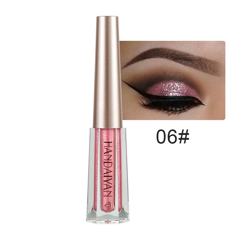 HANDAIYAN Diamond Pearl Liquid Eye Shadow 12 Colors Shining Bright Eye Shadow Liquid - V.I.P Digital Presence