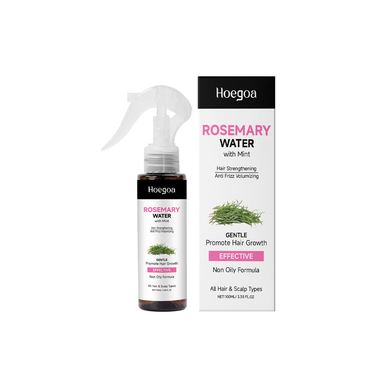 Rosemary Peppermint Hair Care Spray Soft And Straight Volume Nourishes And Moisturizes Hair Care Spray - V.I.P Digital Presence