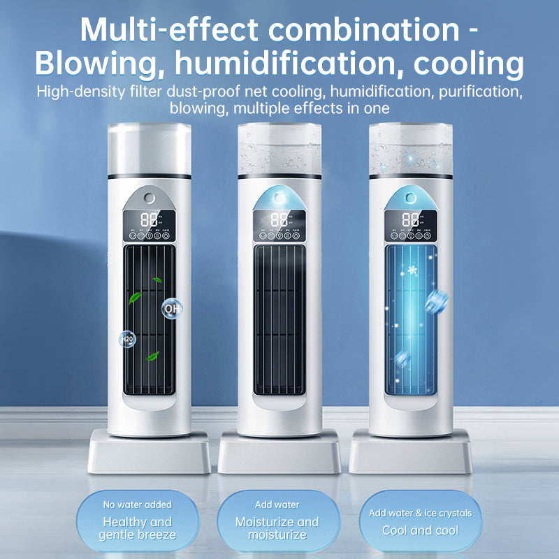 2025 NEW Portable Tower Fan – 6 Wind Speeds, Mist Bladeless, for Bedroom/Living Room/Office - V.I.P Digital Presence