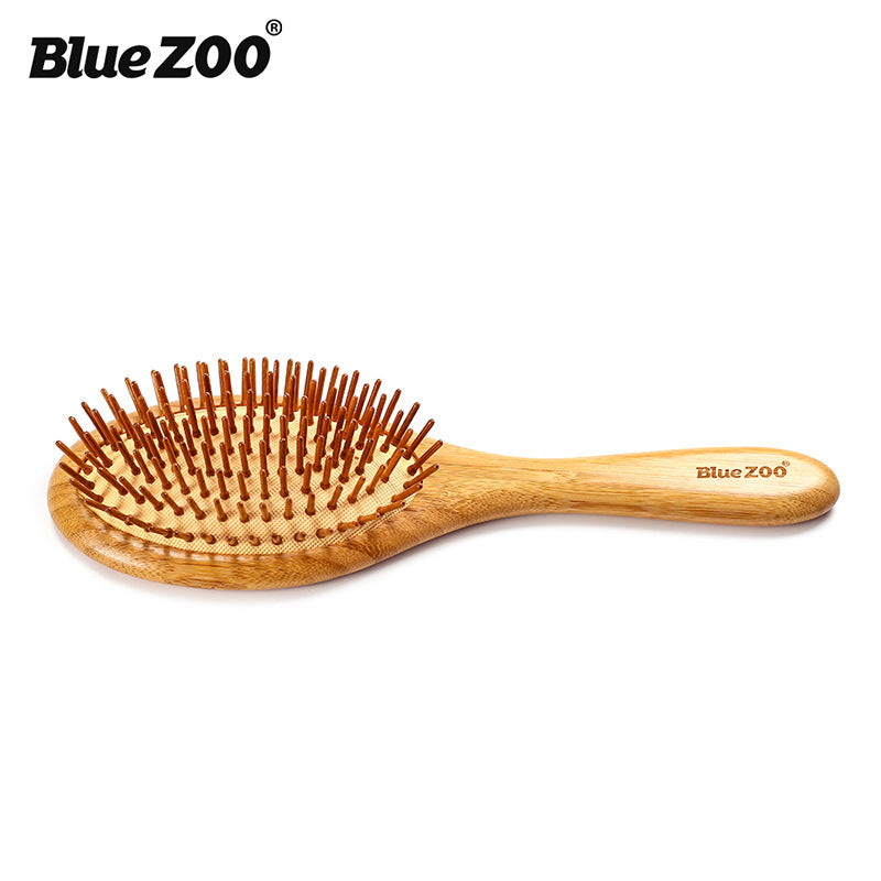 Pointed BlueZOO Massage Air Cushion Airbag Comb Bamboo Bristle Needle Comb Hairdressing Wood Comb - V.I.P Digital Presence