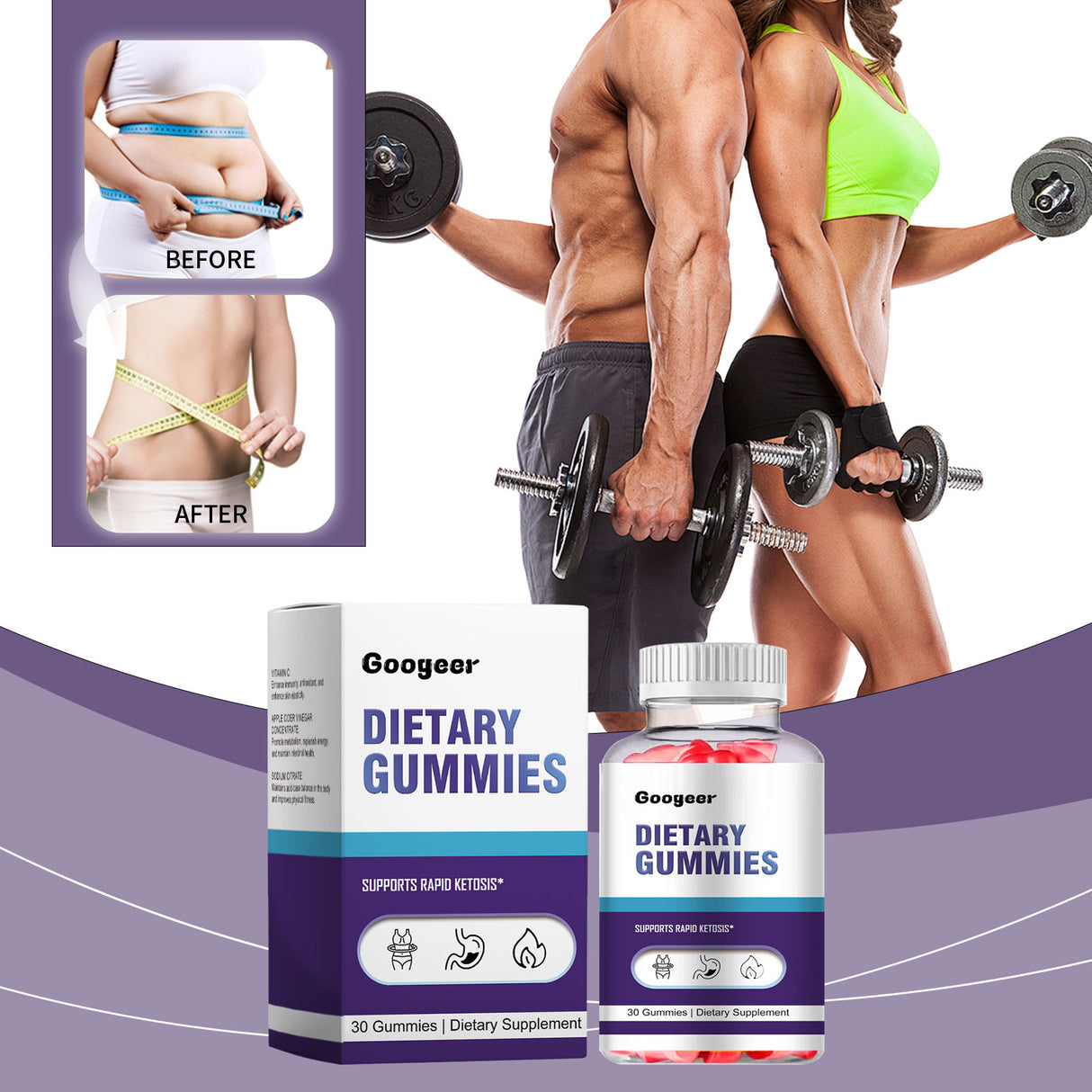 Dietary Gummies, Vitamin Supplement To Improve Immunity Apple Cider Vinegar Fudge - V.I.P Digital Presence