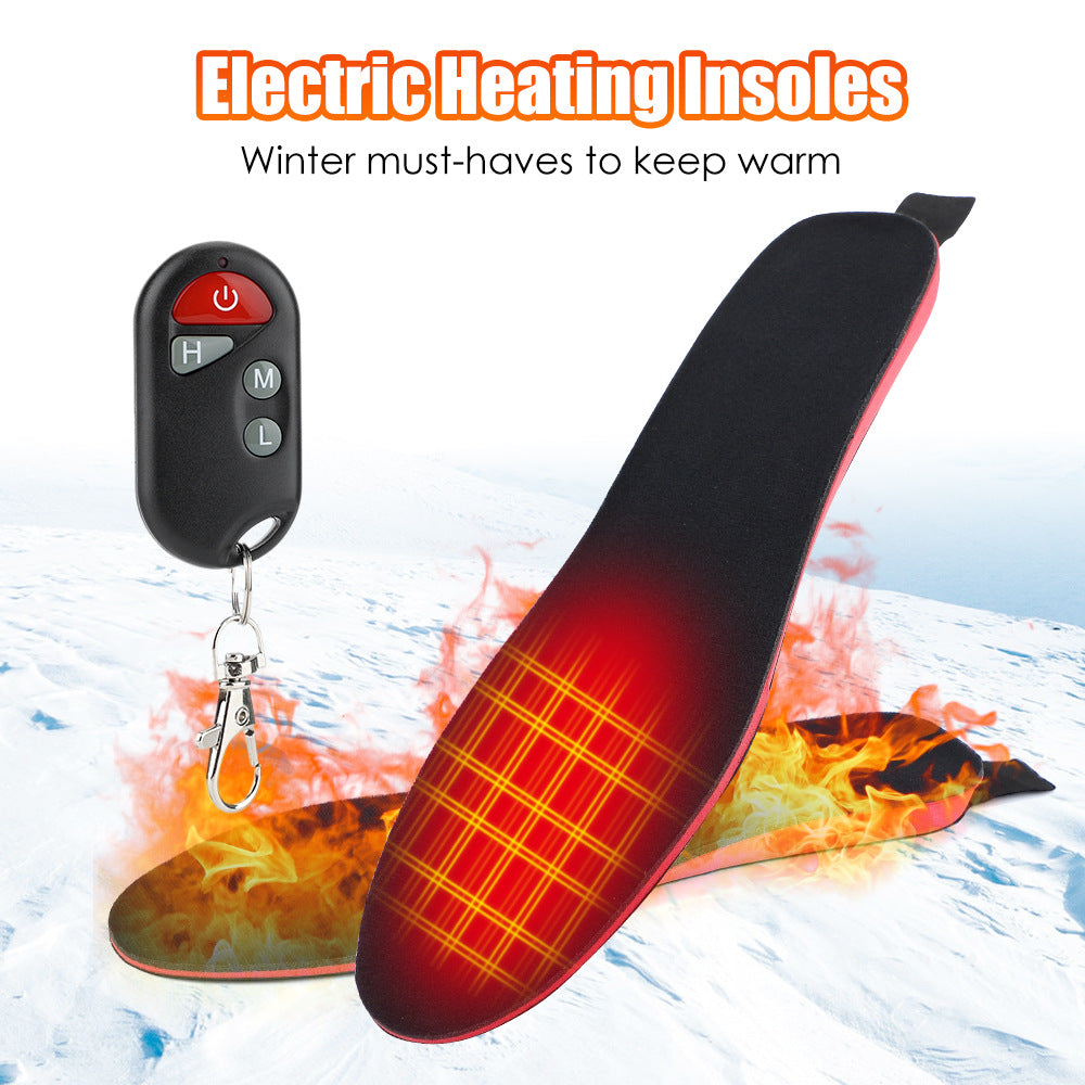 3-speed electric heating insole, USB charging heating insole, winter skiing warm insole, foot warmers for men and women - V.I.P Digital Presence