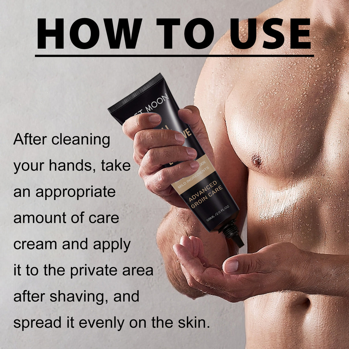 EAST MOON Men's Care Cream Relieves Dryness And Redness Moisturizing Skin Cleansing Body Care Cream - V.I.P Digital Presence