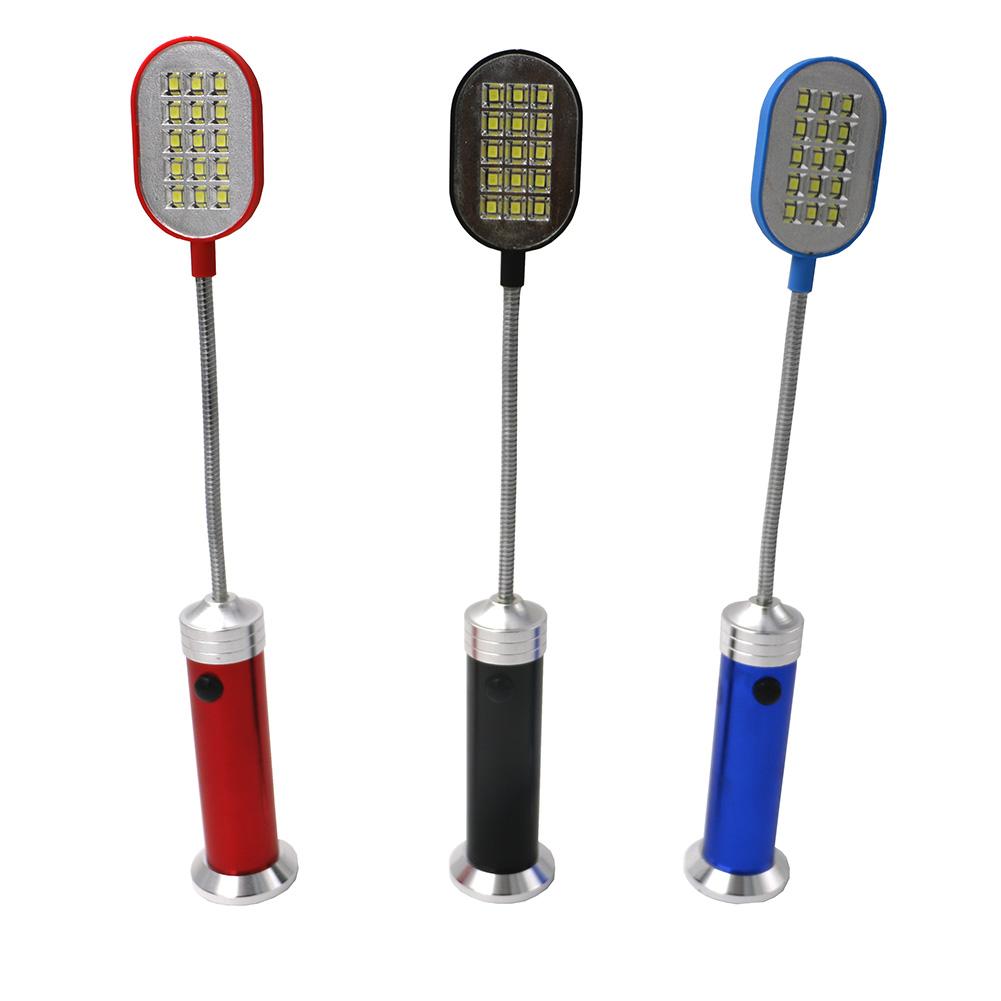 LED Flashlight Flexible 1 Mode Aluminum Desk Light Lamp 15 LED With Magnet Torch Perfect Companion Light - V.I.P Digital Presence