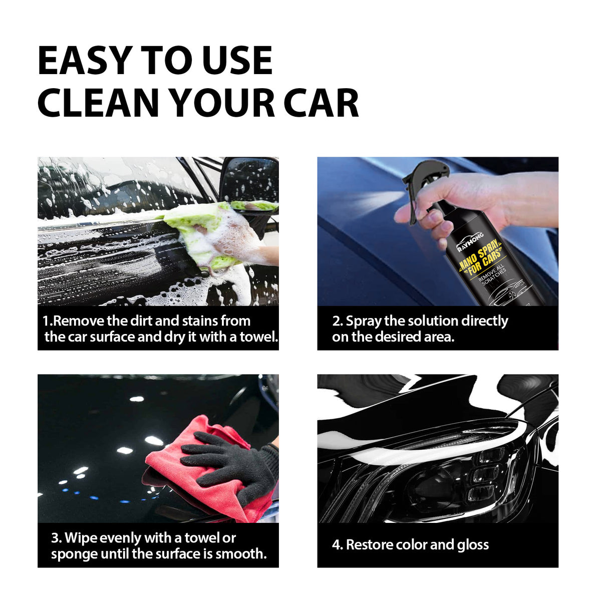 Car Coating Spray Car Paint Brightening Refurbished Dust Cleaning Oil Maintenance Coating Agent - V.I.P Digital Presence