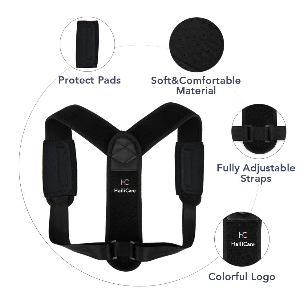 Humpback Correction Belt HailiCare Adjustment Sitting Position Men And Women Wear Invisible Breathable Back Orthopedic Belt - V.I.P Digital Presence