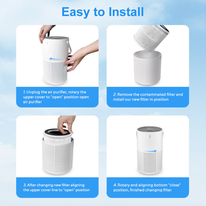 Negative ion desktop air purifier indoor formaldehyde sterilization and odor removal - V.I.P Digital Presence