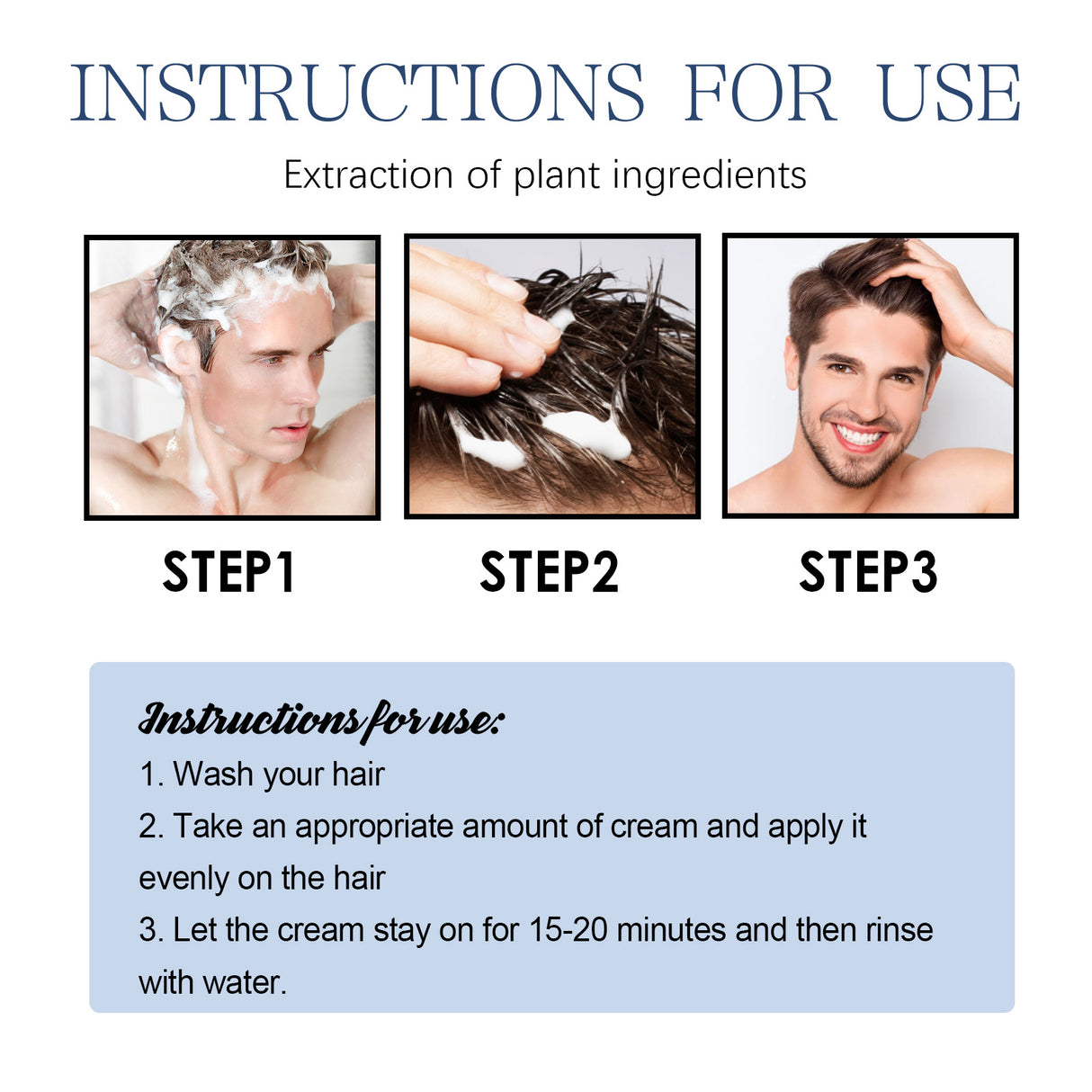 Men's Hair Care Cream Repair Dry Hair And Frizz Supple Repair Hair Care Cream - V.I.P Digital Presence