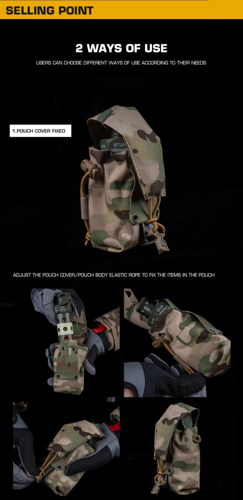 Multifunctional Camouflage Tactical Bag - V.I.P Digital Presence
