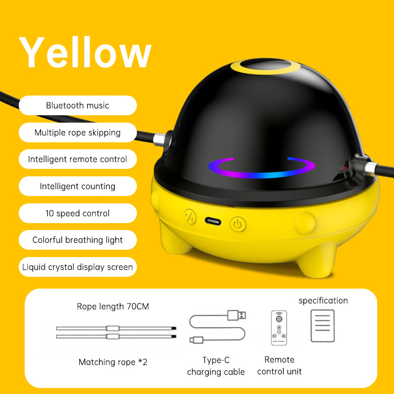 Smart Rope Skipping Machine Smart Jump Rope Machine 10-level Speed Adjustment Led Seven-color Light Wireless Music Function - V.I.P Digital Presence